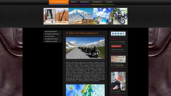Website Screenshot: Global Adventure Tours Motorradreisen und Trainings - Motorradreisen Veranstalter - geführte Motorradtouren - organisierte Motorradtrainings - Anbieter Motorrad Reisen Dr. Stefan Slovik - Date: 2023-06-16 10:12:25