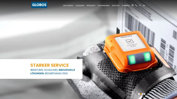 Website Screenshot: Globos GmbH -  ... alles rund um den Barcode - Spezialist für Barcodesysteme – GLOBOS | Ihr Partner für Datenerfassung - Date: 2023-06-16 10:12:25