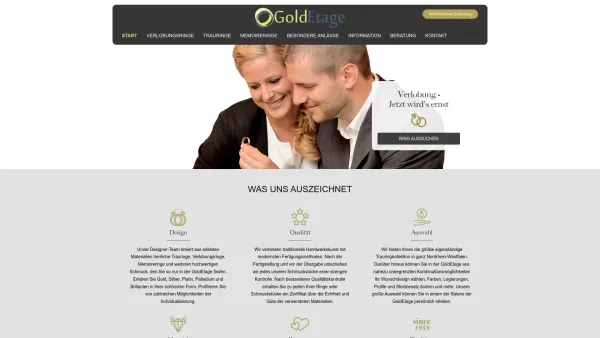 Website Screenshot: Horst Nosbach GmbH&Co.KG - Trauringe | Eheringe | Verlobungsringe | GoldEtage Köln - Bonn - Hennef - Date: 2023-06-16 10:12:26