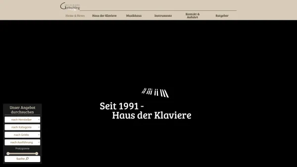Website Screenshot: Gottschling Haus der Klaviere -  Das Beste für Ihr Instrument - Klavierhaus / Gottschling - Haus der Klaviere - Date: 2023-06-16 10:12:26