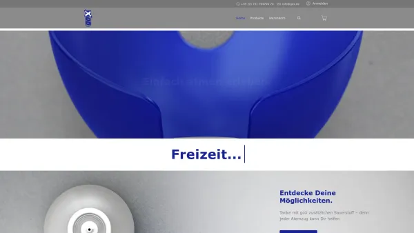 Website Screenshot: GOX GmbH -  -free your mind - Breath of Life- - Willkommen beim goX Onlineshop - Date: 2023-06-16 10:12:26