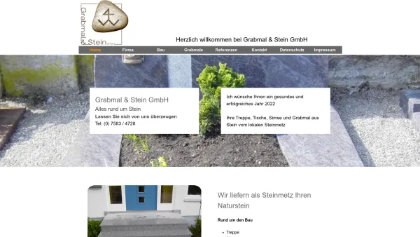 Website Screenshot: Grabmal & Stein GmbH - Steinmetz Treppe Biberach Grabmal Grabmale - Date: 2023-06-20 10:42:02