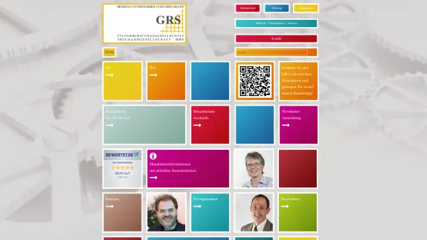 Website Screenshot: GRS Steuerberatungsgesellschaft Treuhandgesellschaft mbH - Steuerberater Köln-Dellbrück - GRS - Home - Date: 2023-06-20 10:37:41