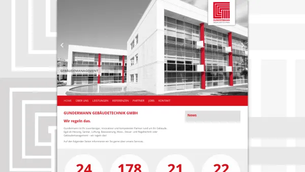 Website Screenshot: GTGG Gundermann GmbH - Gundermann Gebäudetechnik - Date: 2023-06-20 10:37:44
