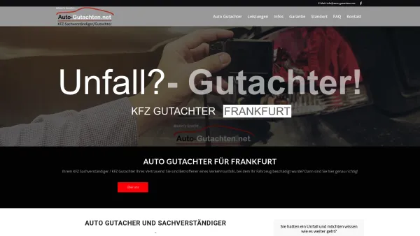 Website Screenshot: KFZ Gutachter / Auto Sachverständiger Wolf in Frankfurt - Auto Gutachter Frankfurt - Kfz-Gutachter Wolf in Frankfurt - Date: 2023-06-20 10:37:44