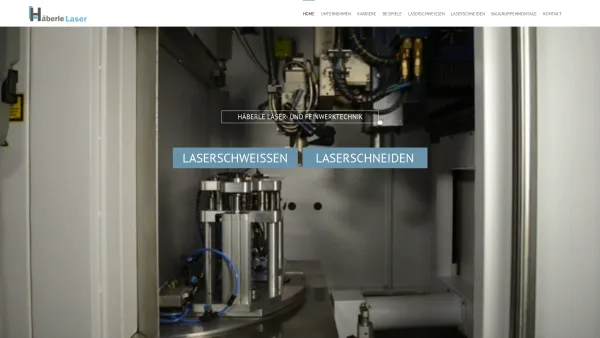 Website Screenshot: Häberle Laser und Feinwerktechnik GmbH & Co KG - Häberle Laser- und Feinwerktechnik GmbH & Co KG - Date: 2023-06-20 10:37:44