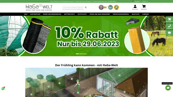 Website Screenshot: HaGa-Welt - HaGa-Welt - Ideen für Haus und Garten - Date: 2023-06-20 10:37:44