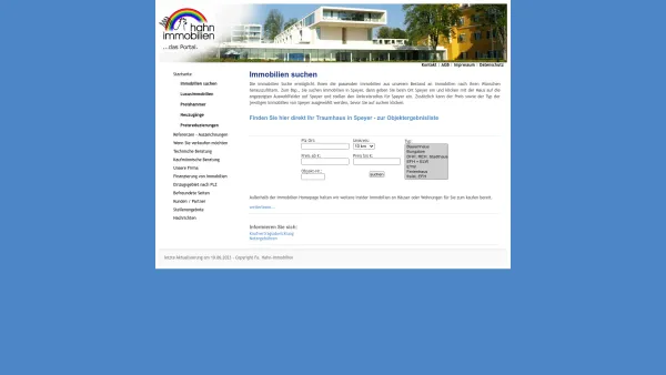 Website Screenshot: Immobiliensuche  Immobilien suchen - Immobilien Speyer, Immobilien in Speyer - Date: 2023-06-20 10:37:44