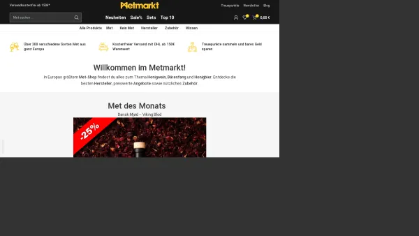 Website Screenshot: Hamburg Fineart - Met online kaufen | Dein Onlineshop für Honigwein | Metmarkt - Date: 2023-06-20 10:42:03