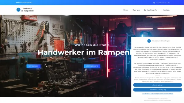 Website Screenshot: Handwerker im Rampenlicht - Handwerker Vermittlung Aachen : Professionell & Seriös - Date: 2023-06-20 10:42:03