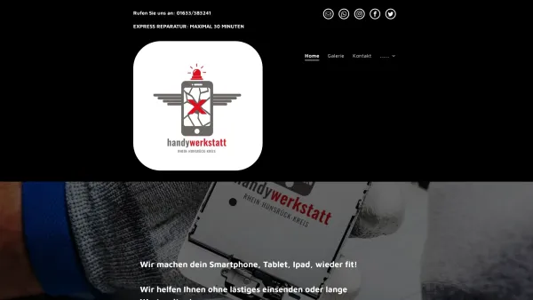 Website Screenshot: Handywerkstatt - Die Handywerkstatt in Boppard für Ihre Smartphone Reparatur - Date: 2023-06-20 10:42:03