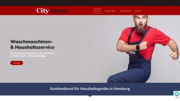 Website Screenshot: City 2000 Fernseher & Waschmaschinenservice Hamburg e.K. - City 2000 - Reparaturen von Haushaltsgeräten aller Marken - Date: 2023-06-20 10:37:47
