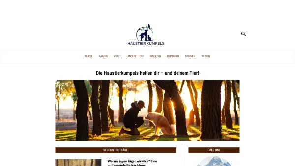 Website Screenshot: Haustierkumpels - Home - Haustierkumpels.de - Date: 2023-06-20 10:42:03