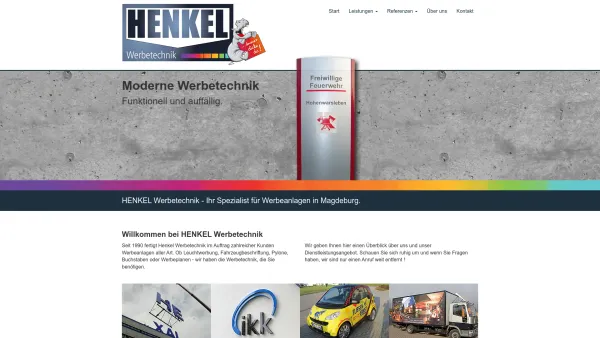 Website Screenshot: Henkel Werbetechnik - Henkel Werbetechnik - Date: 2023-06-20 10:37:50