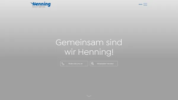 Website Screenshot: Henning Dienstleistungsgruppe -  Gebäudemanagement - Henning Facility Services - Date: 2023-06-20 10:37:50