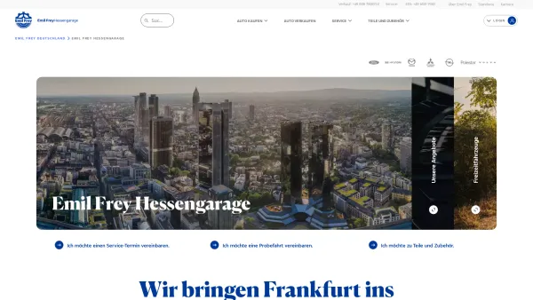 Website Screenshot: Autohaus Hessengarage GmbH | Ford und Mazda Vertragshändler | Hyundai Servicepartner - Emil Frey Hessengarage - Date: 2023-06-20 10:37:52