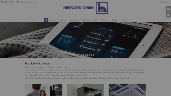 Website Screenshot: Hielscher GmbH - Hielscher GmbH, Start, 59075 Hamm - Date: 2023-06-20 10:37:52