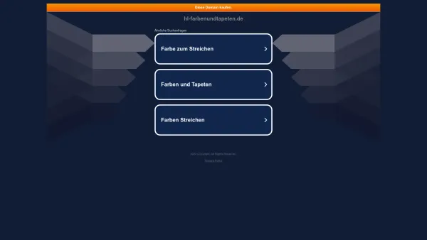 Website Screenshot: HL Farben und Tapeten GbR - hl-farbenundtapeten.de - Date: 2023-06-20 10:37:53