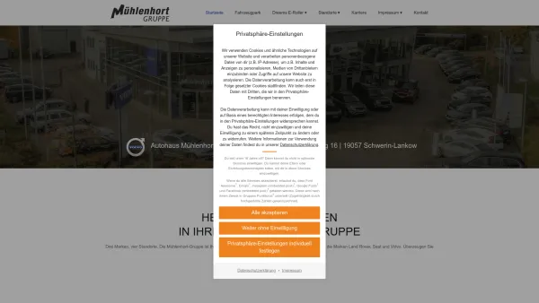 Website Screenshot: H & L Automobile GmbH -  Seat-Vertragspartner ·   Subaru-Vertragspartner Ansprüche spornen uns an. - Mühlenhort – ein Unternehmen der Mühlenhort-Gruppe - Date: 2023-06-20 10:37:53