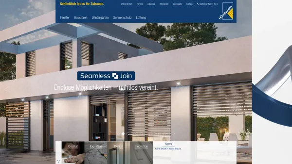 Website Screenshot: HÖHBAUER GmbH - Fenster, Haustüren & Wintergärten Hersteller in Bayern | HÖHBAUER - Date: 2023-06-20 10:42:05