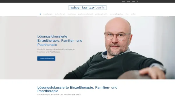 Website Screenshot: Holger Kuntze Coaching & Beratung - Holger Kuntze | Praxis für lösungsfokussierte Gesprächstherapie - Date: 2023-06-20 10:37:56