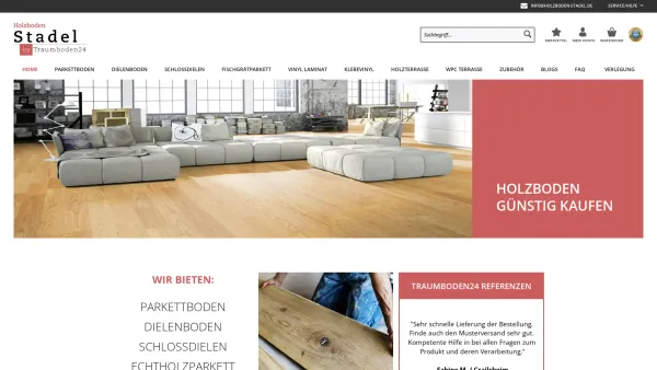 Website Screenshot: Holzboden Stadel - Im Holzboden Stadel günstig online kaufen - Date: 2023-06-20 10:42:05