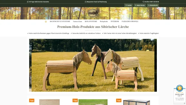 Website Screenshot: HolzTec Dethloff GmbH - HolzTec - Premium-Produkte aus Holz kaufen - Date: 2023-06-20 10:42:05