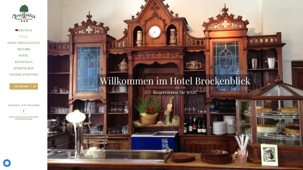 Website Screenshot: Hotel-Restaurant Brockenblick   Waltraud Brecht -  Ein Haus mit Atmosphäre und gepflegter Gastlichkeit - Hotel & Restaurant Brockenblick Hildesheim - Hotel & Restaurant Brockenblick Hildesheim - Date: 2023-06-20 10:37:56