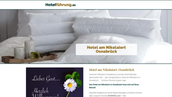 Website Screenshot: Hotel Nikolai - Hotel am Nikolaiort Osnabrück - Sonderangebote nutzen - Date: 2023-06-20 10:37:56