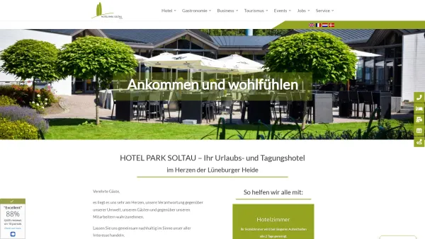 Website Screenshot: Hotel Park Soltau GmbH - Hotel Park Soltau | - Date: 2023-06-20 10:37:56