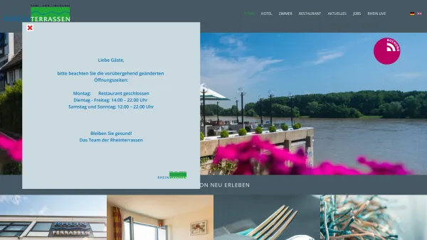 Website Screenshot: Rheinterrassen Kaebe - Home - Date: 2023-06-20 10:37:56