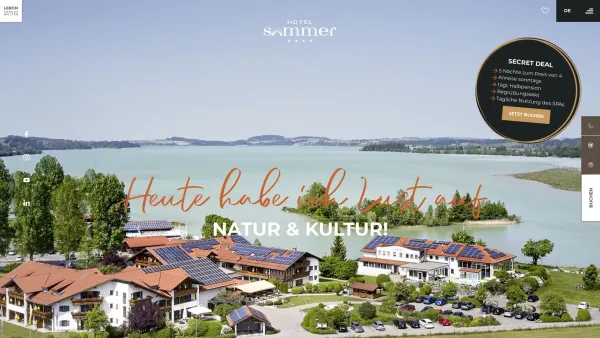 Website Screenshot: Wellness & Vital Hotel Sommer - Wellnesshotel in Füssen im Allgäu | Hotel Sommer - Date: 2023-06-20 10:37:56