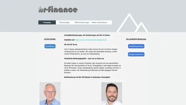 Website Screenshot: F.-W. Hollmann-Raabe, Immobilienfinanzierungen in Bielefeld seit über 30 Jahren. Ihr Ansprechpartner, wenn es um Finanzierungen, V - Baufinanzierung, Versicherung - Immobilienfinanzierungen, Privatkredite, Versicherungen - Date: 2023-06-20 10:37:59
