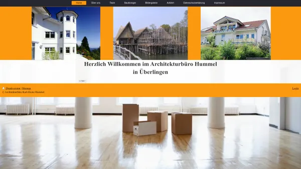 Website Screenshot: Architekt Hummel - Architekturbüro Karl-Heinz Hummel - Date: 2023-06-20 10:37:59