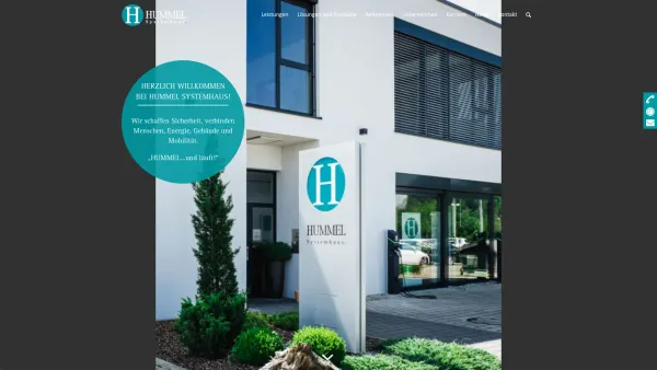Website Screenshot: HUMMEL Systemhaus -  Ihr  Systemkomplettanbieter - HUMMEL Systemhaus - Ihr Partner für Gewerbe und Privat - Date: 2023-06-20 10:37:59