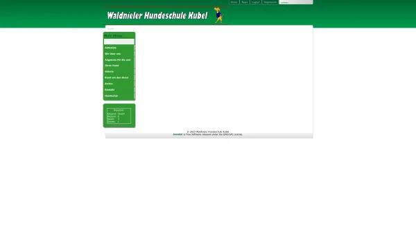 Website Screenshot: Waldnieler Hundeschule - Waldnieler Hundeschule Kubel - Date: 2023-06-20 10:37:59