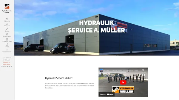 Website Screenshot: Hydraulik-Service A. Müller - Home - Hydraulik-Service A. Müller e.K. aus Rheine - Date: 2023-06-20 10:37:59