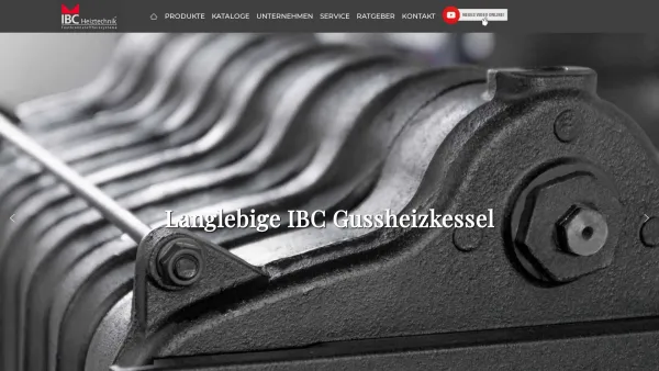 Website Screenshot: IBC Heiztechnik & Nostalgie-Wohnprodukte - Holzvergaser, Pelletkessel, Kohle-, Pelletheizung, Gussheizkörper - Date: 2023-06-20 10:37:59
