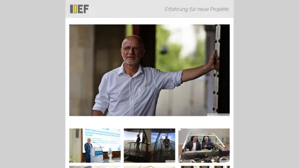 Website Screenshot: IIEF Integrierte Informationssysteme für Engineering und Facility Management GmbH - IIEF GmbH – Erfahrung für neue Projekte - Date: 2023-06-20 10:38:01