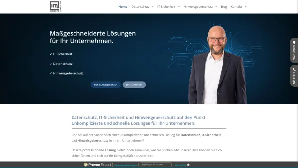 Website Screenshot: Immerce Consulting - IT-Sicherheit und Datenschutz | Immerce Consulting GmbH - Date: 2023-06-20 10:42:08