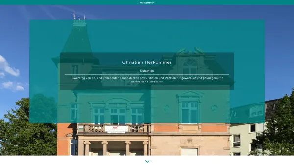 Website Screenshot: Immobilien Herkommer - Christian Herkommer | Immobilien Gutachten - Date: 2023-06-20 10:38:01