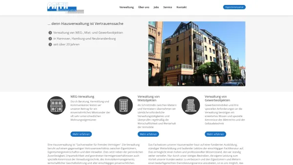 Website Screenshot: FAITH Immobilienverwaltung & -vermitllung - FAITH Immobilienverwaltung & -vermittlung GmbH - Date: 2023-06-20 10:38:01