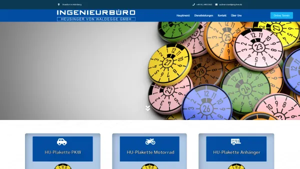 Website Screenshot: Ingenieurbüro Heusinger von Waldegge - Ingenieurbüro Heusinger von Waldegge GmbH - Date: 2023-06-20 10:38:04
