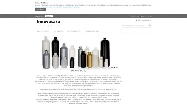 Website Screenshot: Innovatara GmbH - Home page - Date: 2023-06-20 10:38:04