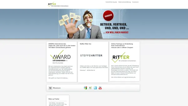 Website Screenshot: Institut Ritter GmbH - Home - Institut Ritter - Date: 2023-06-20 10:38:04