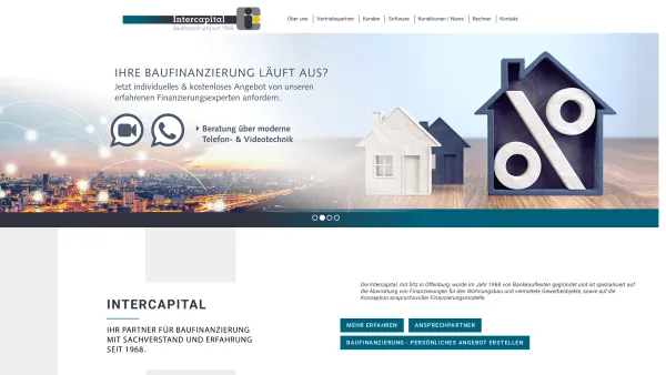 Website Screenshot: Intercapital Finanzberatung GmbH -  Finanzkompetenz seit 1968 - Intercapital Finanzberatung GmbH - Date: 2023-06-20 10:38:04