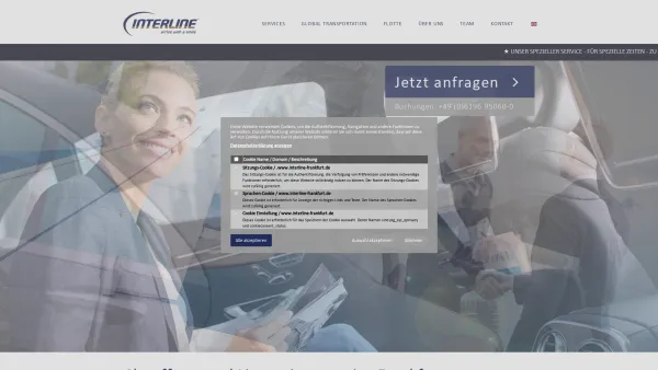 Website Screenshot: Interline Frankfurt - Limousinenservice, Chauffeurservice - ® INTERLINE Frankfurt - Date: 2023-06-20 10:38:05