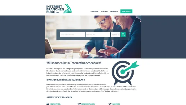 Website Screenshot: internetbranchenbuch.org - Branchenbuch für Deutschland von Internetbranchenbuch.org - Date: 2023-06-20 10:38:05