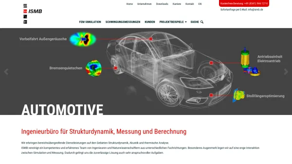 Website Screenshot: ISMB Dautermann GmbH - Home - Date: 2023-06-20 10:38:07