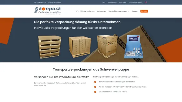 Website Screenshot: ITC Logistic Ges. mbH - Verpackung | Chep Displays | Karton - Date: 2023-06-20 10:38:07
